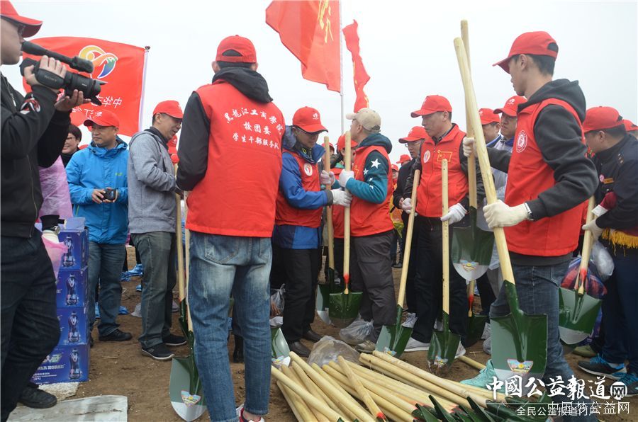 完美电竞官方网站圆满完成“保护青山绿水_共建大美龙江”千人公益植树志愿服务工作